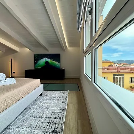 Luxurious Garibaldi Penthouse - Big Terrace - Great View - Renovated - Historical Centre Olbia